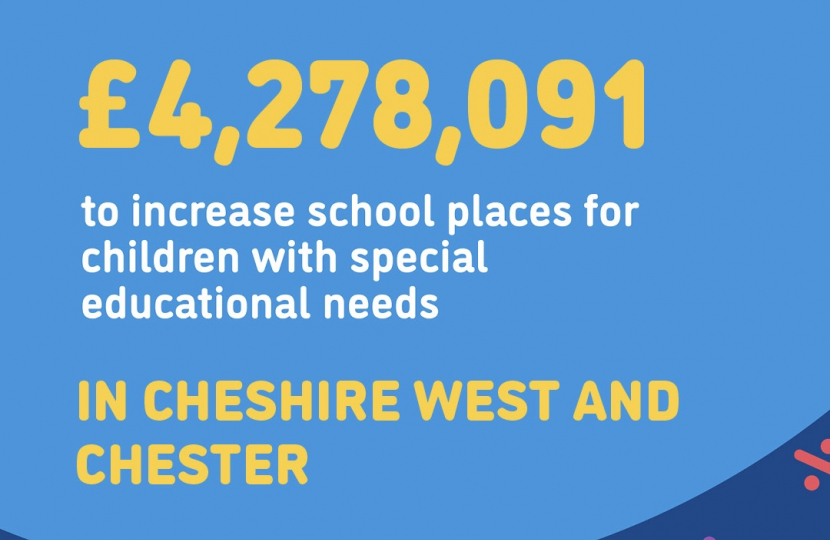 Cheshire West & Chester image with SEND funding figure