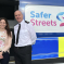 Aphra Brandreth with the Police Safety Bus