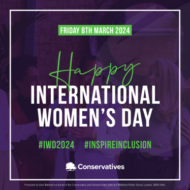 Happy International Women's Day graphic